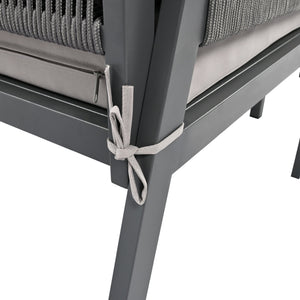 K&K 4-Piece Rope Patio Furniture Set