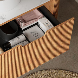 Dina 24'' Wall Mounted Cabinet with Carrara