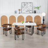 House hold contemporary designed upholstered accent/dining chair/barrel side chairs set of 2