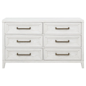 Inverness - 6 Drawer Bedroom Dresser - White