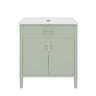 Bathroom Vanity With Sink, Soft Close Doors And Adjustable Shelf
