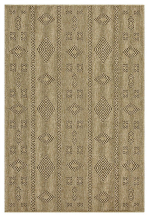 Earth - 7'10" X 10'3" Indoor, Outdoor Area Rug - Natural, Mocha