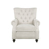 Welch Contemporary Tufted Pushback Recliner with Nailhead Trim - Beige or Light Brown