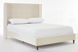 Luxury Wingback Upholstered Bed Frame
