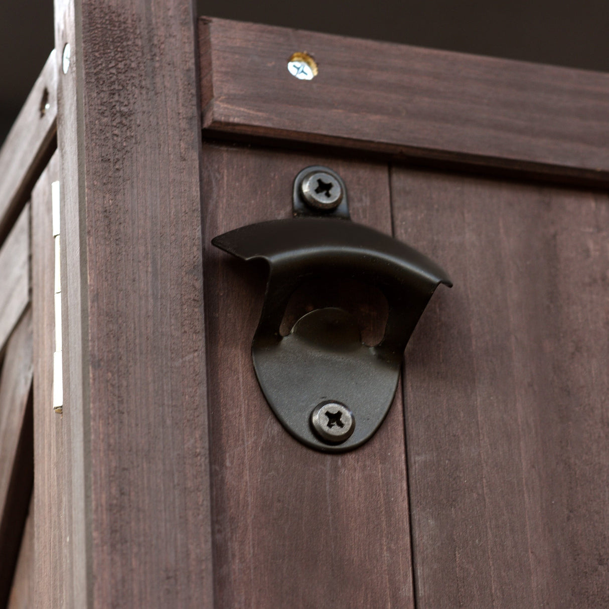 K&K Outdoor Kitchen Island, Rolling Bar Cart & Storage Cabinet