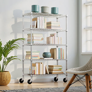 5-Shelf Wire Storage Shelving Unit