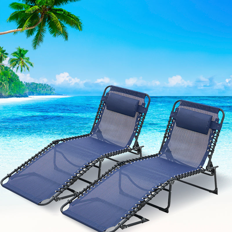 The Dual-Position Outdoor Chaise Lounge – Reclining Comfort for Two