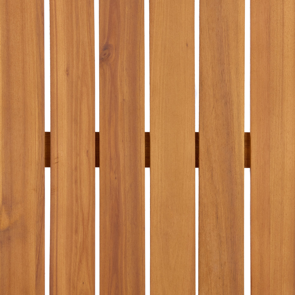 4 Piece Acacia Wood Patio Furniture Set with Soft Cushions