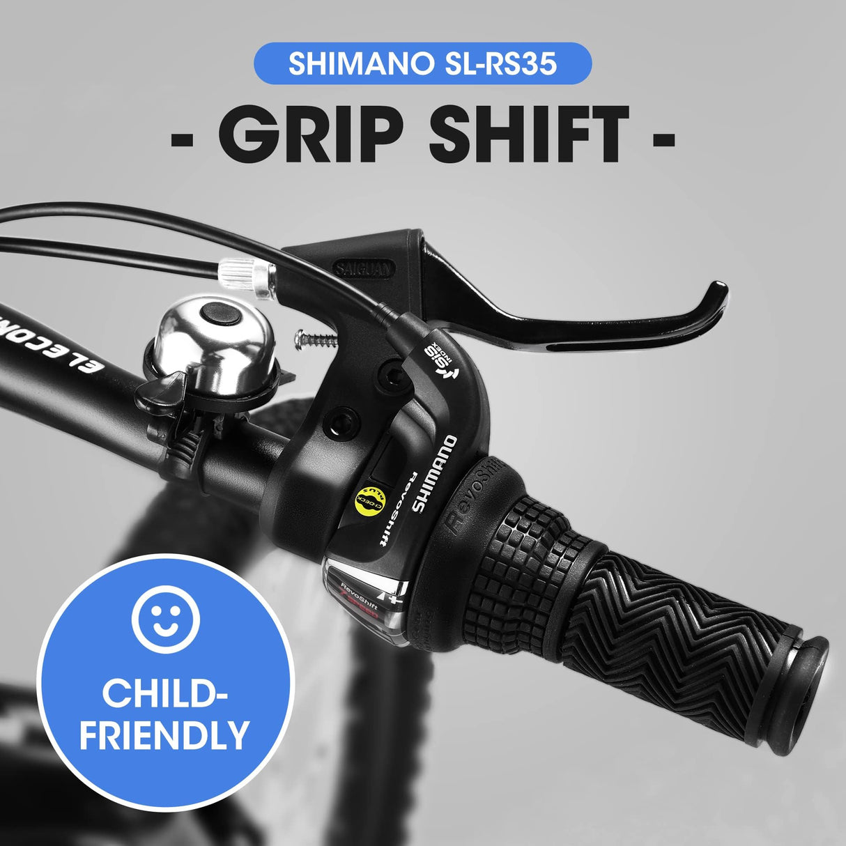 20 Inch Kids' Mountain Bike for Boys and Girls Ages 6-12