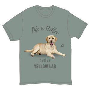 Life is Better with a Yellow Lab T-Shirt -