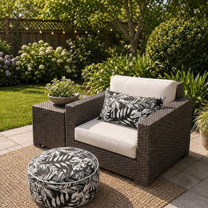 2 Pack Outdoor Lumbar Pillow with Inserts