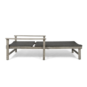 The Solgräns™ Adjustable Acacia Chaise Lounge