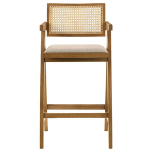 Remy - Bar Chair (Set of 2) With Upholstery - Walnut