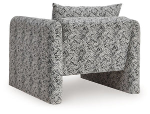 Kenbell - Accent Chair - Black / White