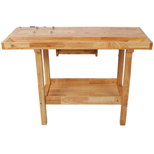 48" Heavy Duty Wood Workbench with Storage
