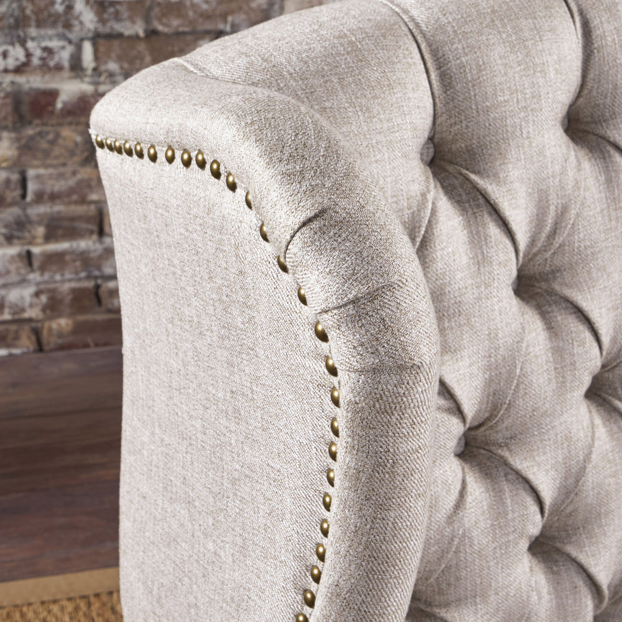 Heirloom-Inspired Tufted Armchair by Christopher Knight Home