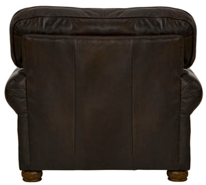 Roberto - Leather Chair - Cocoa