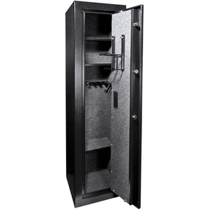 Biometric Rifle Safe with Fingerprint Access – Black