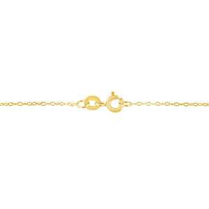 14k Yellow Gold 3.0 cttw Baguette and Brilliant Round-Cut Diamond Journey 18" Pendant Necklace (I-J Color, I2-I3 Clarity)