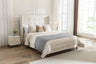 Luxury Wingback Upholstered Bed Frame