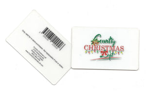 Gift Certificate For In Store Use