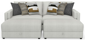 Trevor - Extra Deep Oversized Sofa With Included Storage Cocktail Ottoman