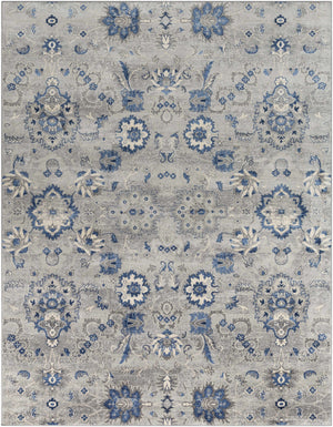 Adairsville Blue Floral Area Carpet - Clearance