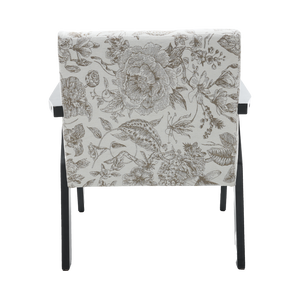 Mid-Century Modern Lounge Armchair - Seat Cushion (Beige + Grey)