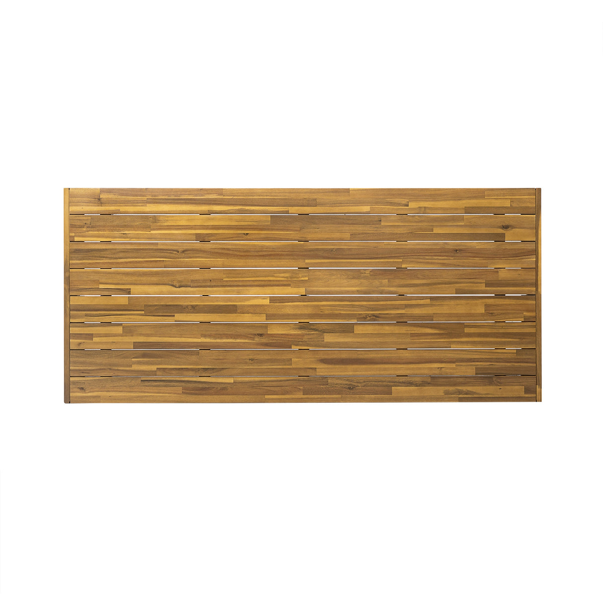 Acacia Wood Patio Dining Table, 69'L Rectangle Outdoor Table