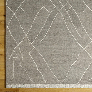 Arsenal Trout Valley Gray Wool Rug