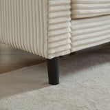 The Beverly Corduroy U-Shaped Sectional Sofa