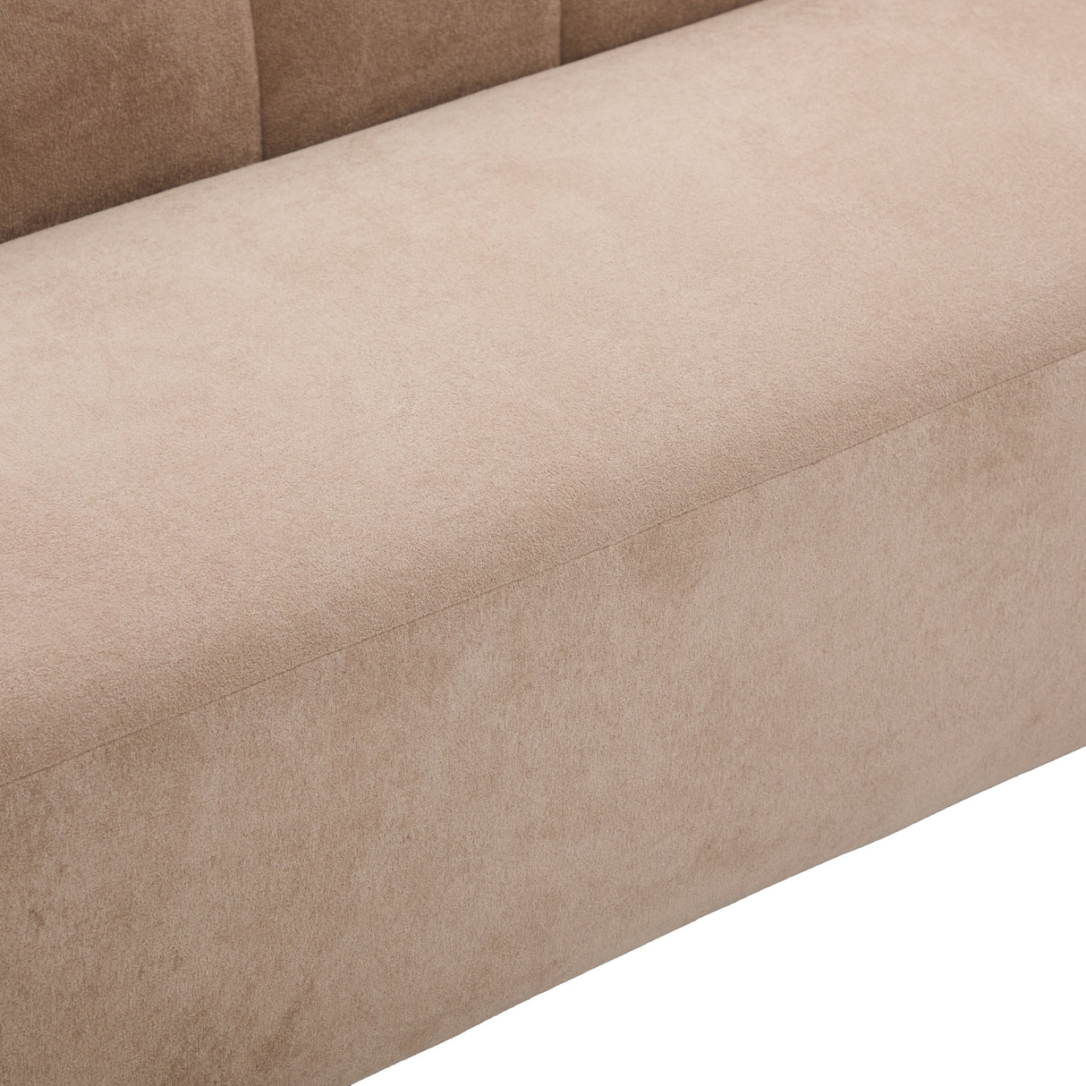 Mirelle 80 in. Modern Curved Velvet Sofa Couch