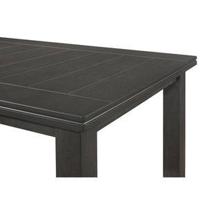Dexter - Rectangular Plank Top Dining Table - Dark Gray