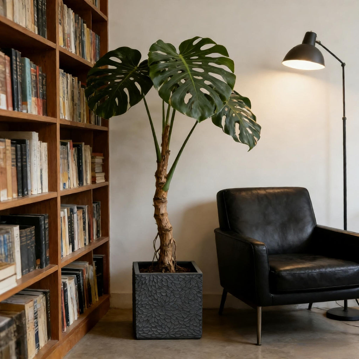 Large Outdoor Indoor Magnesium Oxide Planter Set of 4