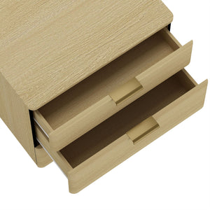 Payton - Nightstand With 3 Drawers - Oak