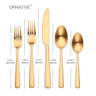 Adila 20 Pc Flatware Set - Available 3 Finishes - Tuesday Morning - Flatware