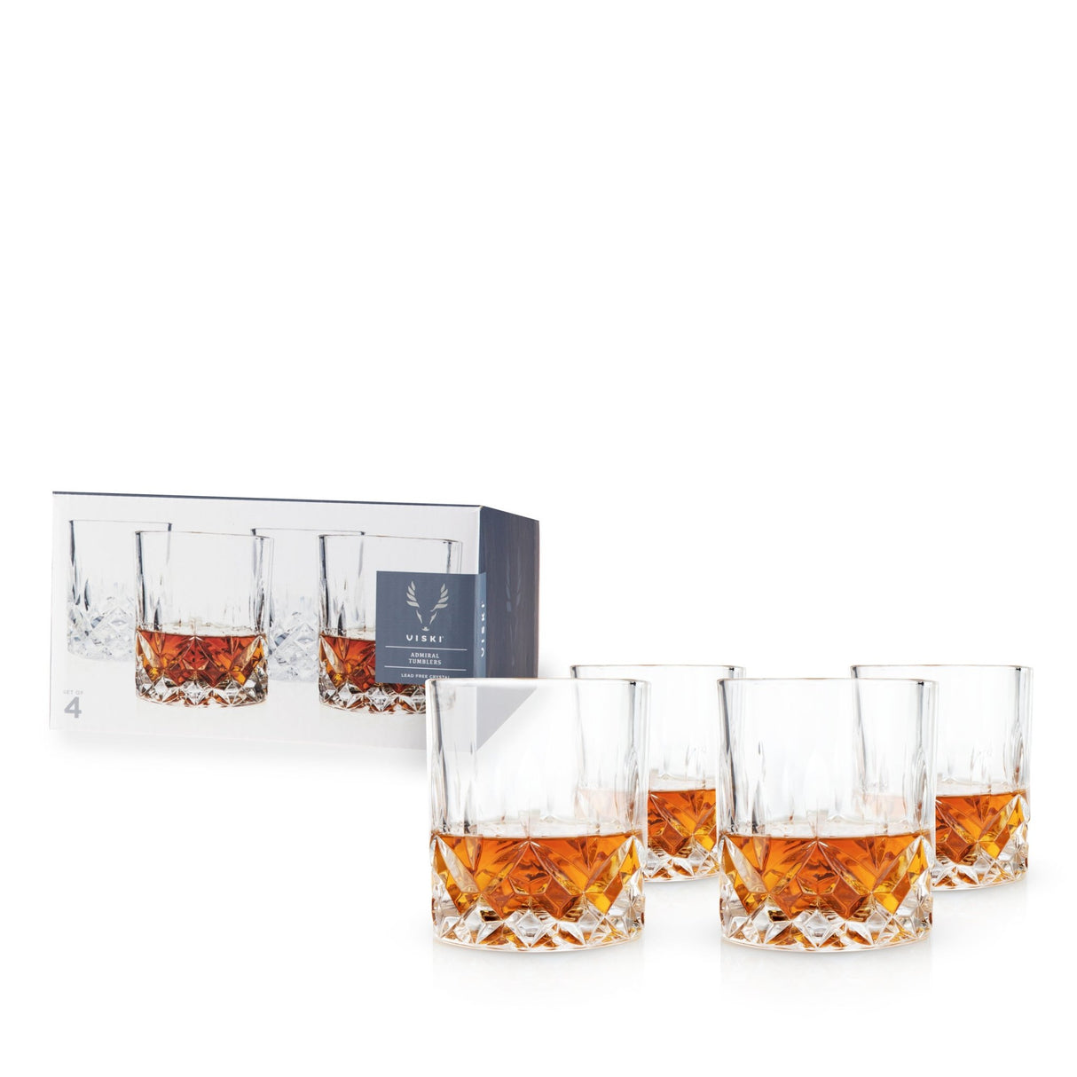 Admiral™ Tumblers set of 4 by Viski® - Tuesday Morning - Tumblers