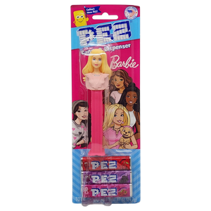 Pez Barbie Dispenser with 3 Candy rolls - Blond Barbie