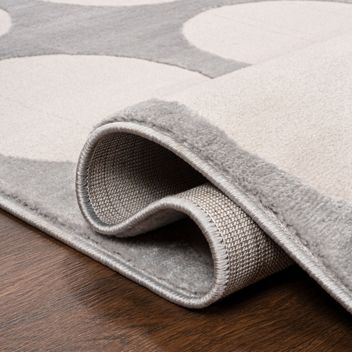 Adrian Modern Geometric Circle Dot High - Low Area Rug - Tuesday Morning - Area Rugs