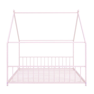 Metal House Bed