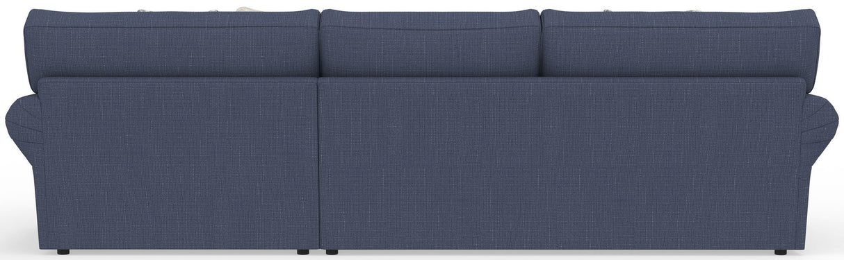 Cape May - Sofa Chaise With Comfort Coil Seating And 5 Accent Pillows Included