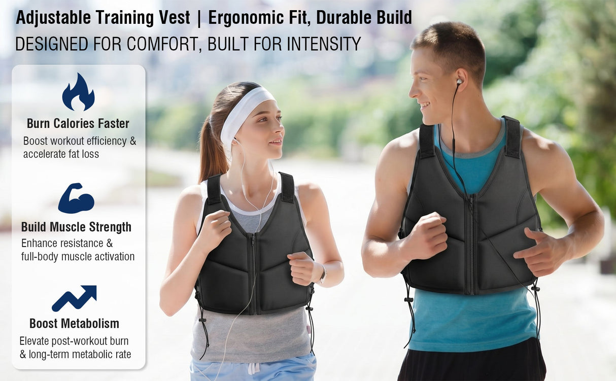 10LBS Adjustable Weighted Vest for Women