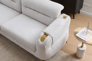 Zoe Modern Style 2PC Living Room Set