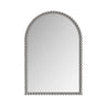 Vintage Iron Art Arch Mirror, Wall Hanging Or Table Display