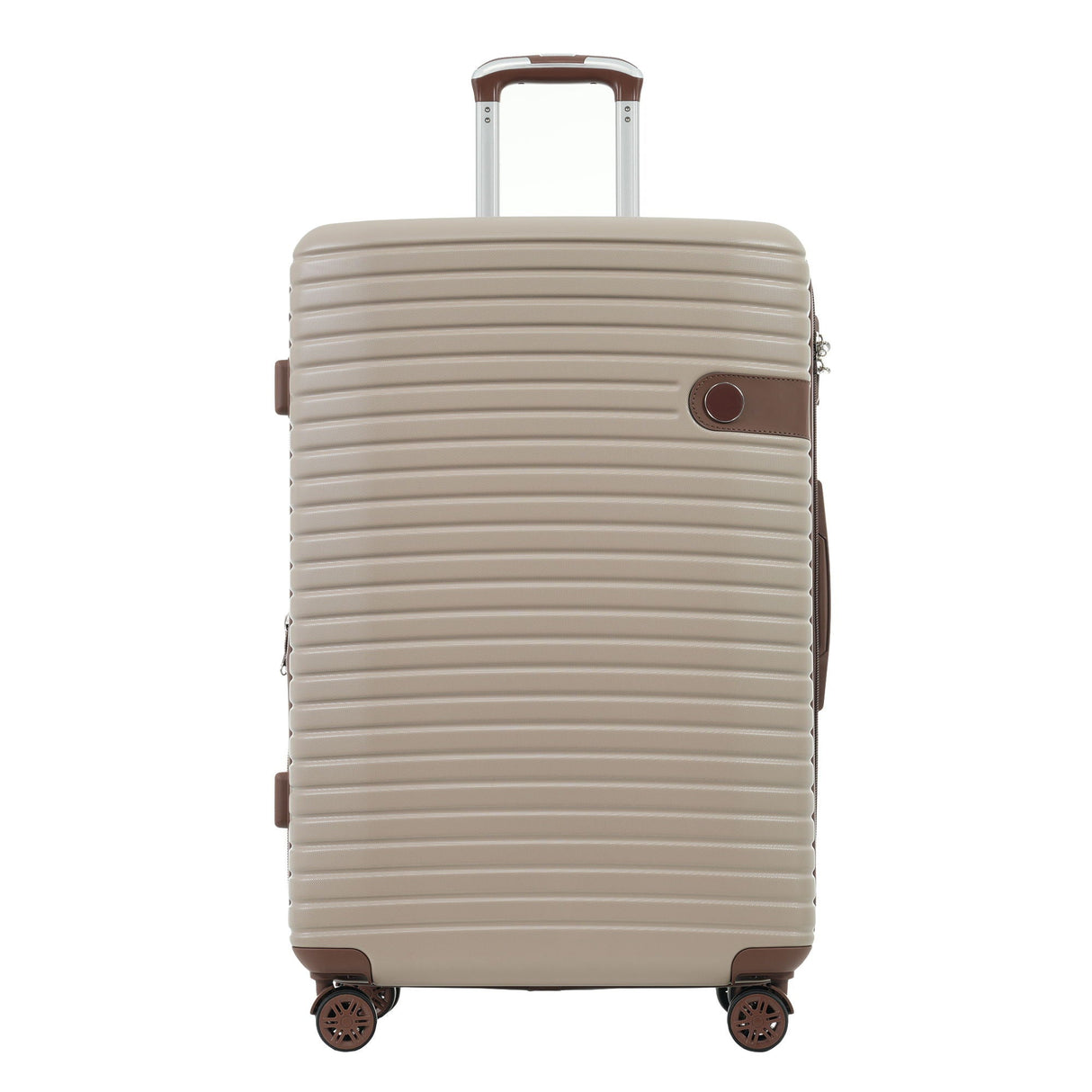 4 Piece Luggage Suitcase Set, Hard Shell Lightweight Expandable Travel Luggage With 4 Packing Cubes