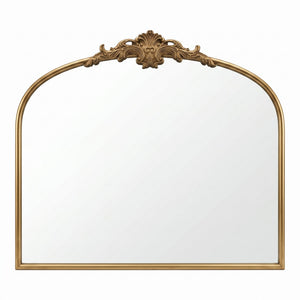 32''x24.4'' Baroque Vintage Arched Wall Mirror