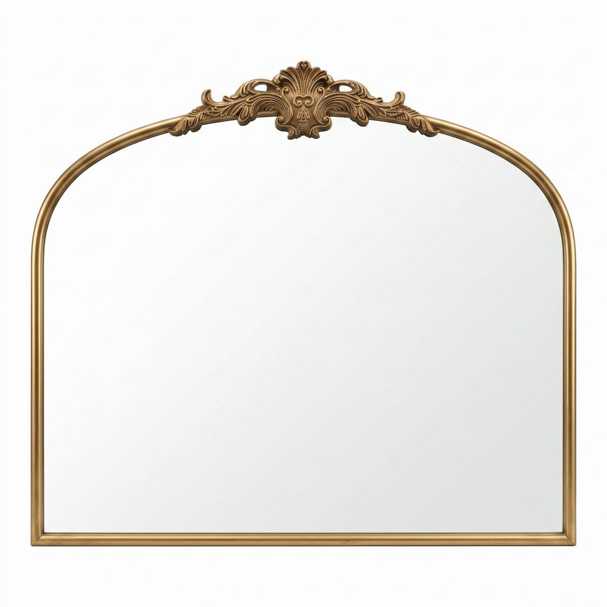 32"x24.4" Baroque Vintage Arched Wall Mirror