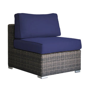 Modern Rattan Wicker Seating Group With Cushions