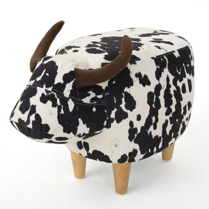 Cow Shaped Ottoman Footstool