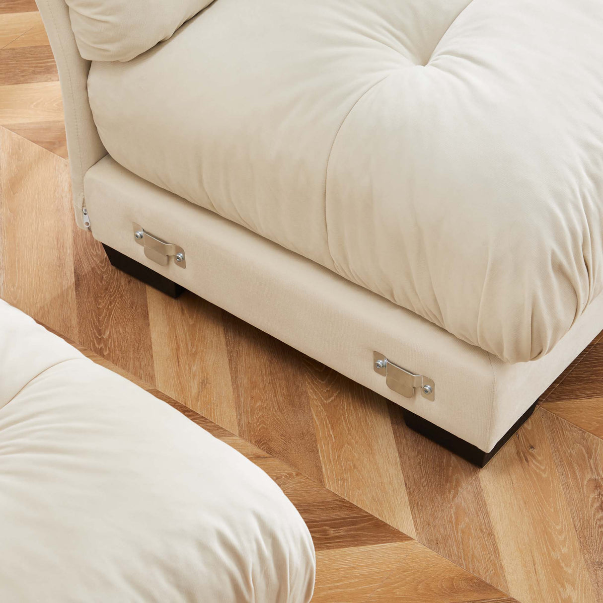 Modular Velvet Sofa Set
